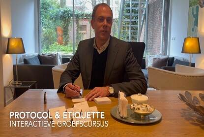 Interactieve groepscursus Protocol en etiquette